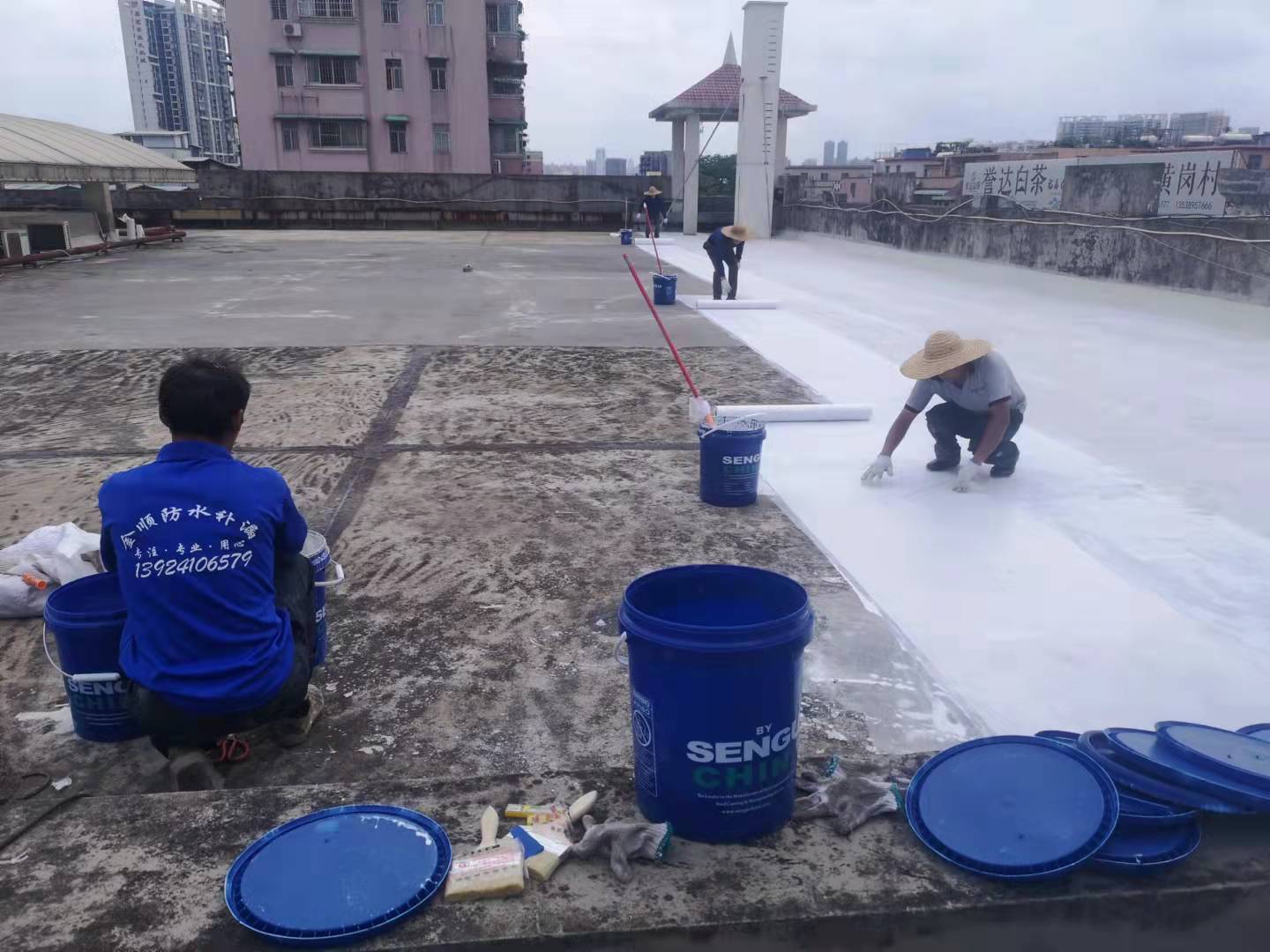 荔灣區(qū)南方茶葉市場(chǎng)屋面防水